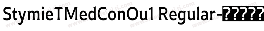 StymieTMedConOu1 Regular字体转换